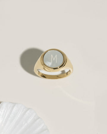 Pearl Disc Ring
