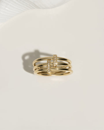 Crystal Ring Stack