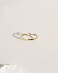 Crystal Bezel Ring
