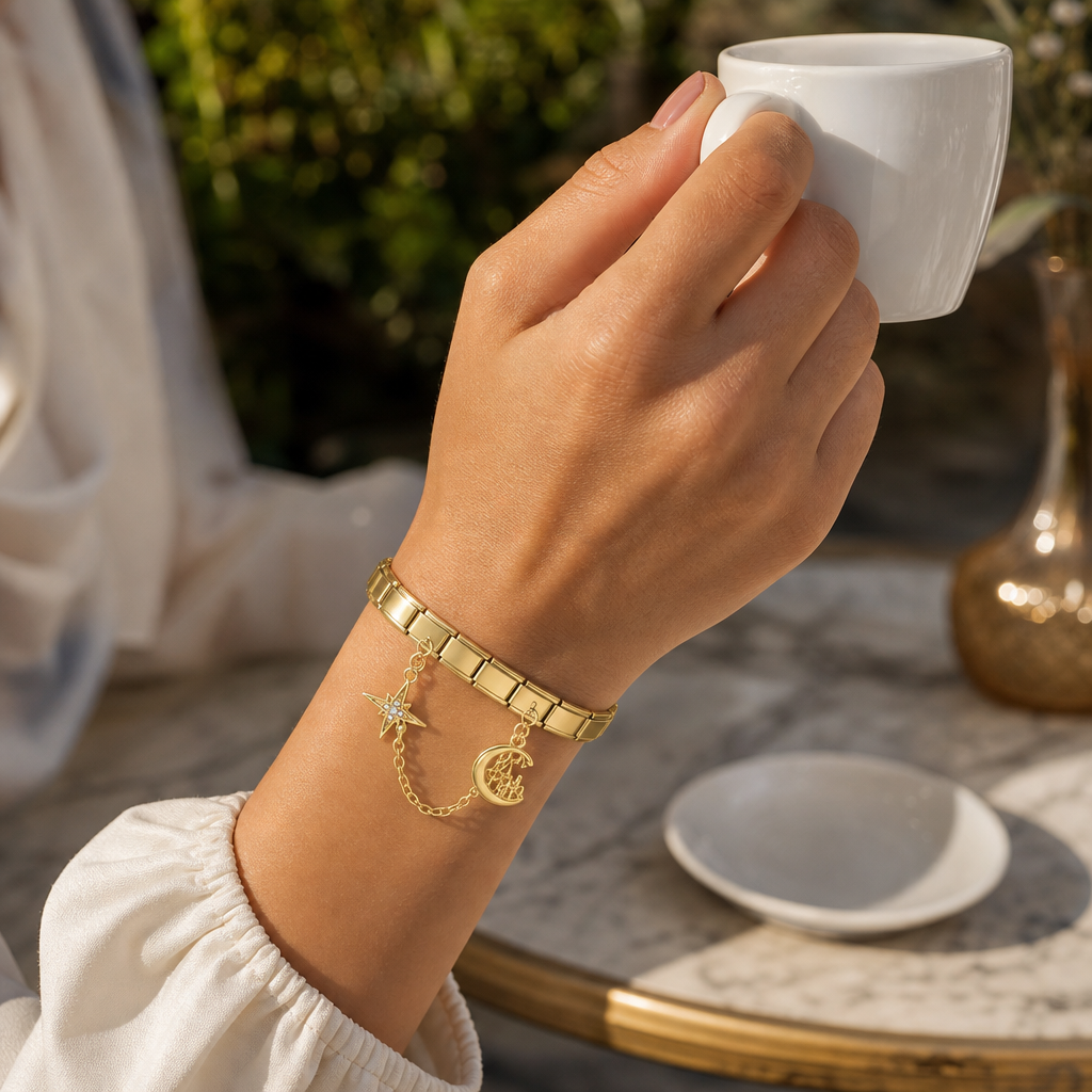 Bracelet Charms Or Aralia