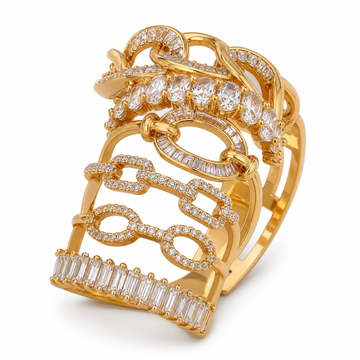 Bague Chic Zirconia Or