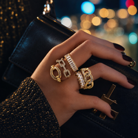Bague Chic Zirconia Or