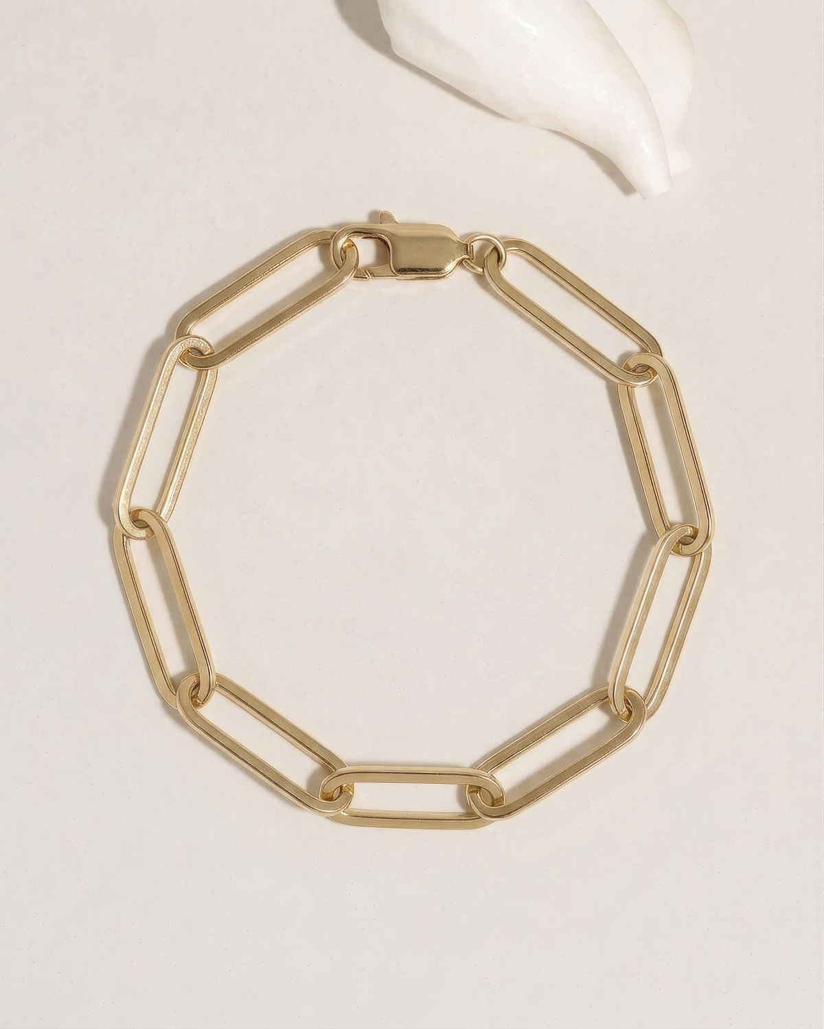 Chunky Love Bracelet - Solid Gold