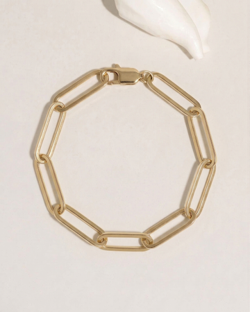 Chunky Love Bracelet - Solid Gold