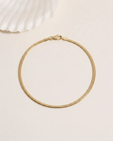 Snake Bracelet - Solid Gold